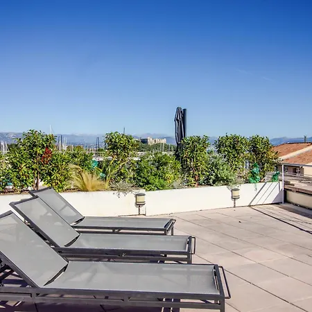 Mistral - 3 Chambres, Piscine, Rooftop, Climatisation Et Parking Appartamento Antibes